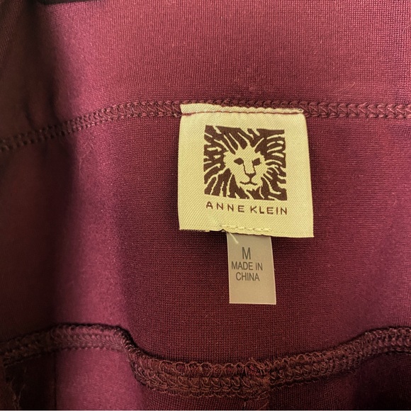 Anne Klein Pleated Stretch Dress Pants - Picture 5 of 6